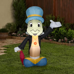 Load image into Gallery viewer, Gemmy 6 ft Tall Airblown Disney Limited Edition Jiminy Cricket
