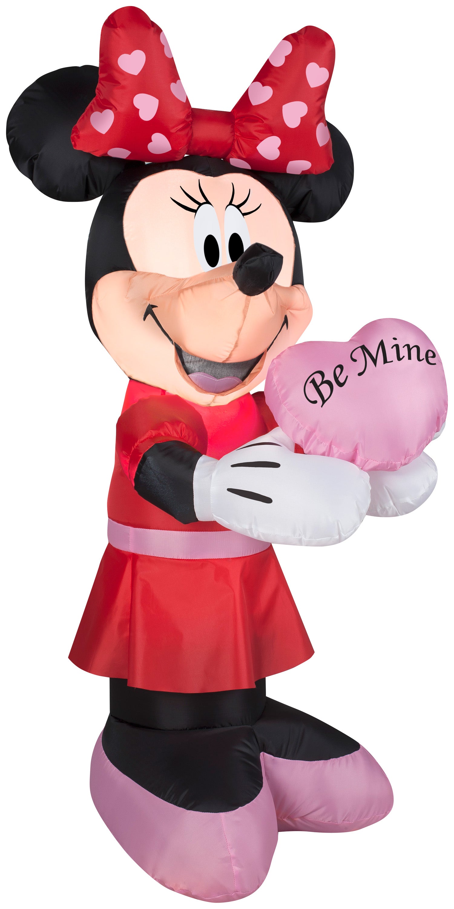 Gemmy Airblown Inflatable Valentine Minnie Mouse, 3.5 ft Tall