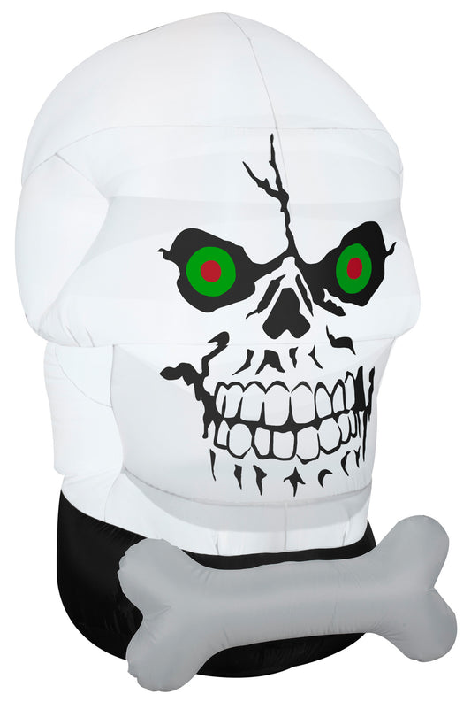 5' Gotham Skull Halloween Inflatable
