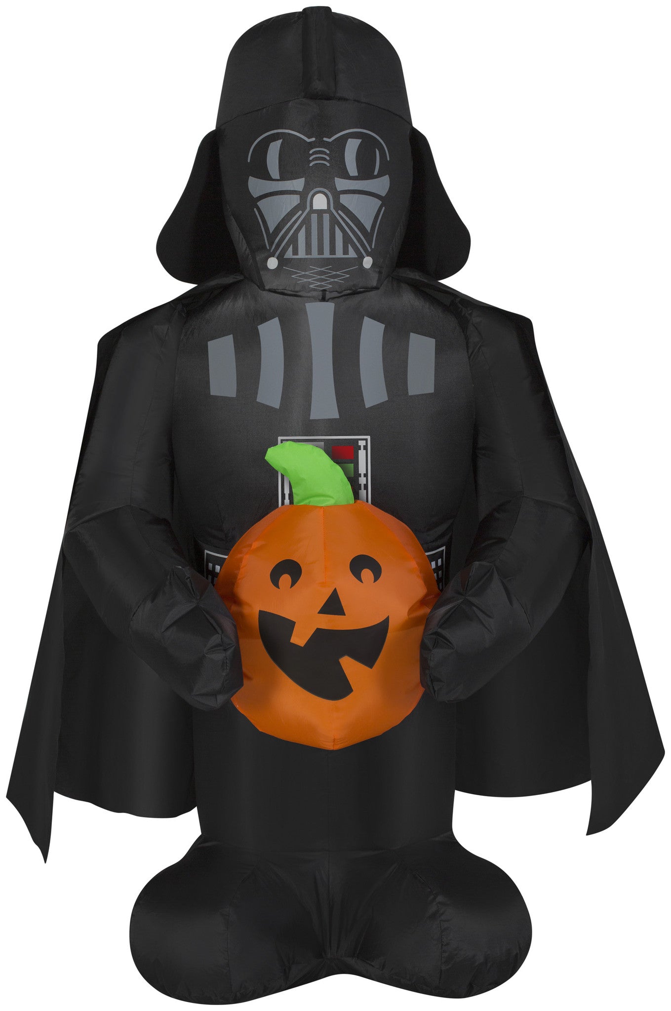 darth vader inflatable with pumpkin