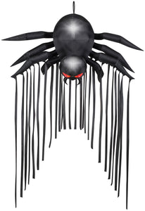 6.5' Airblown Door Archway Black Spider Halloween Inflatable