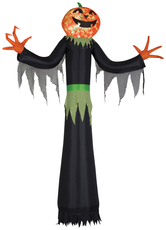 12' Projection Kaleidoscope Pumpkin Man Giant Halloween Inflatable