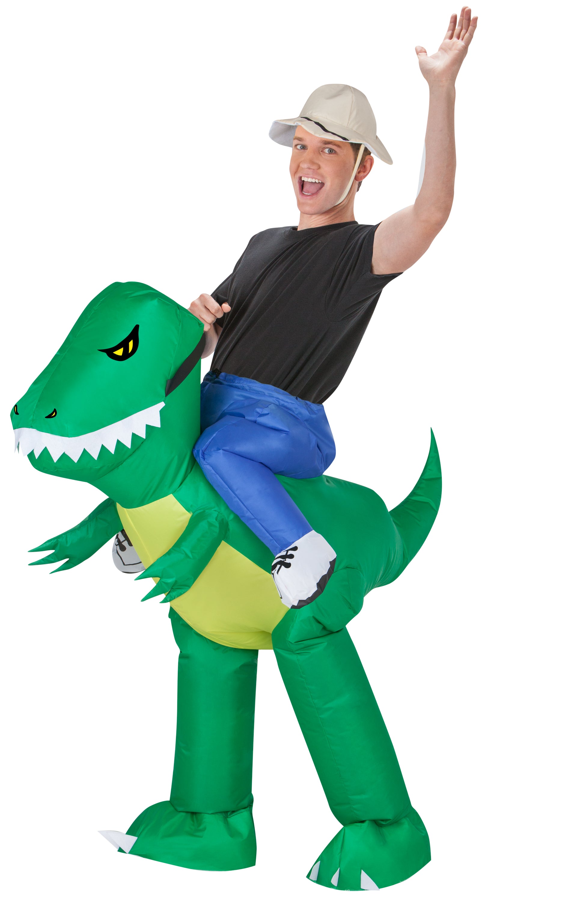 Adult Inflatable Dinosaur Rider Halloween Costume