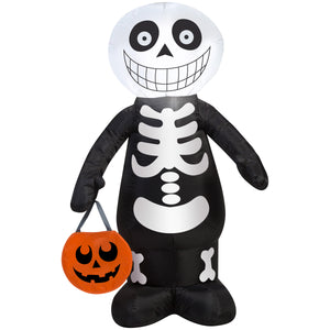 3.5' Airblown-Skeleton Boy Halloween Inflatable