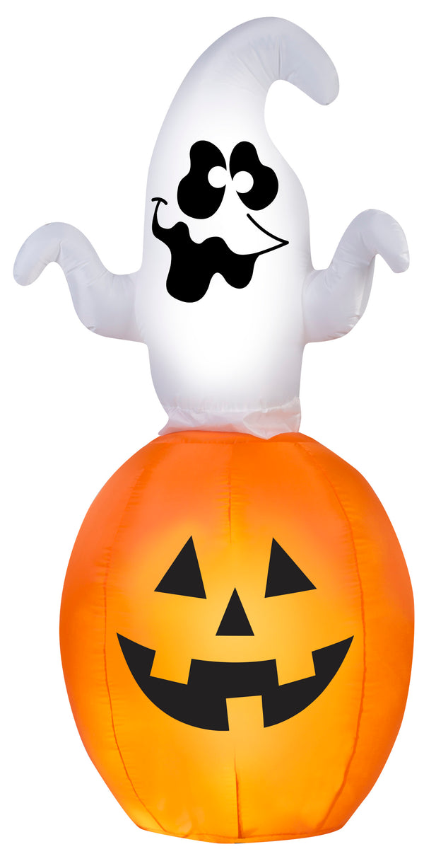 5.5' Spinning Ghost in Pumpkin Halloween Inflatable – Seasons Inflatables