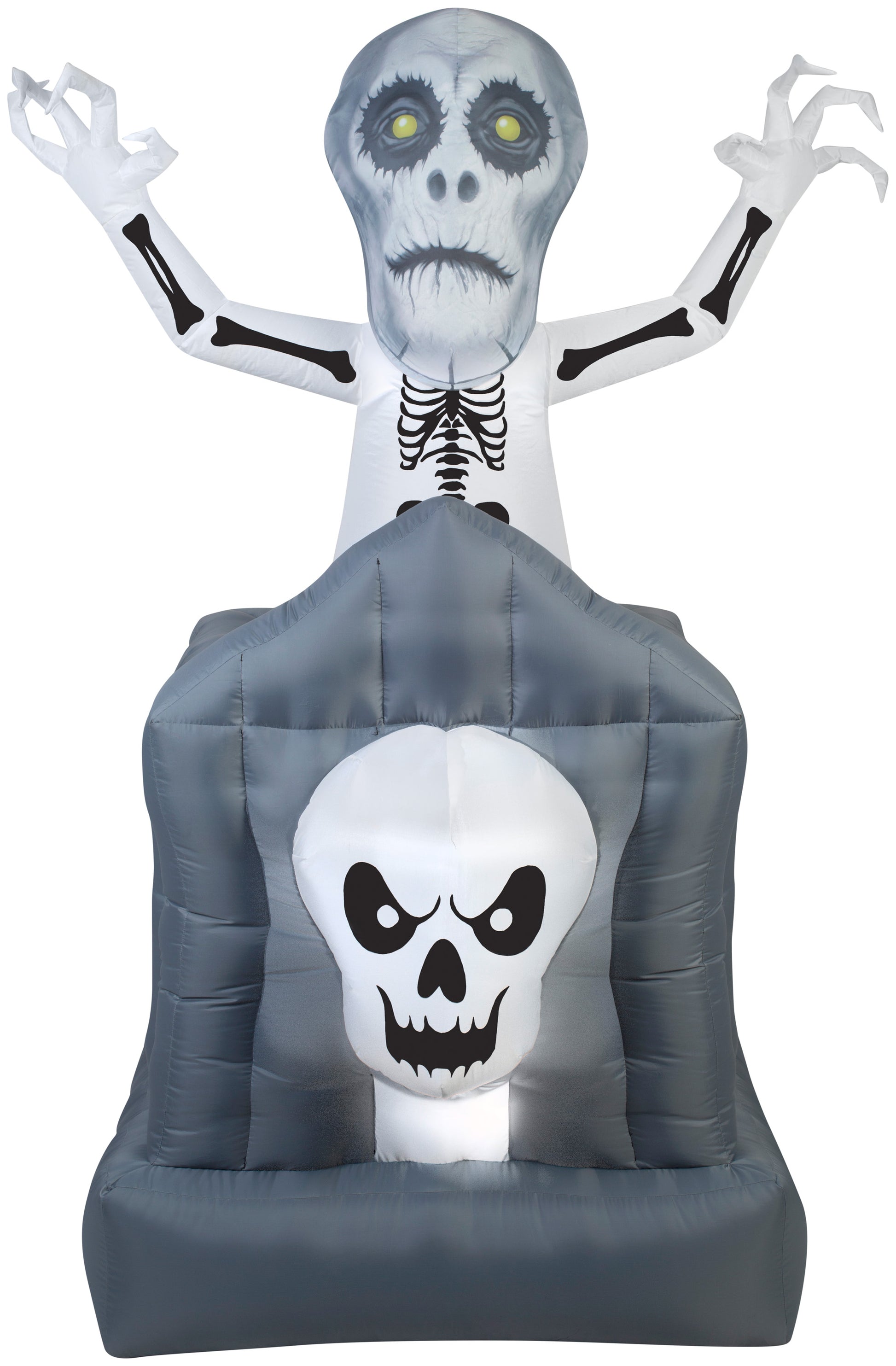 6' Animated Pop-Up Ghost in Haunted Tomb Halloween Inflatable