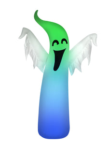5' Inflatable Color Changing Ghost Halloween Inflatable