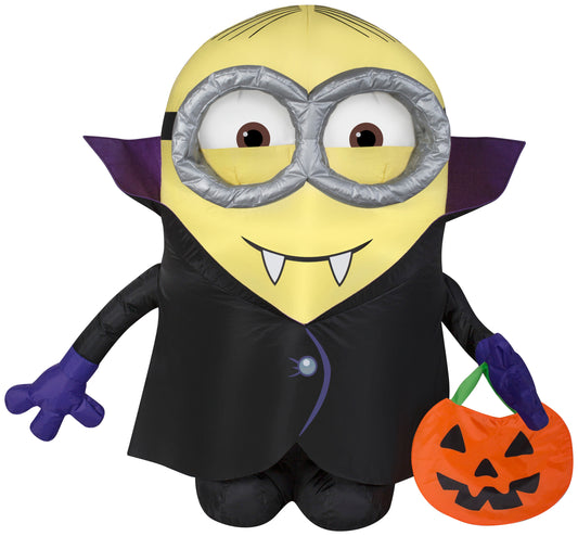 3' Gone Batty Minion w/Treat Sack Halloween Inflatable