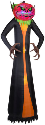 Load image into Gallery viewer, 12&#39; Projection Airblown Phantasm Pumpkin Reaper Giant Halloween Inflatable
