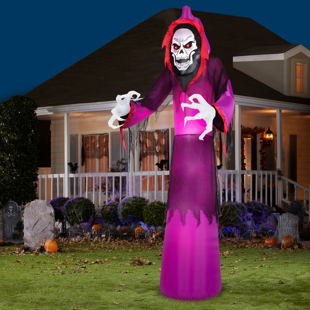 12' Airblown Giant Grim Reaper Halloween Inflatable – Seasons Inflatables