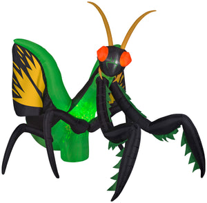 12' Projection Airblown Kaleidoscope Preying Mantis Halloween Inflatable