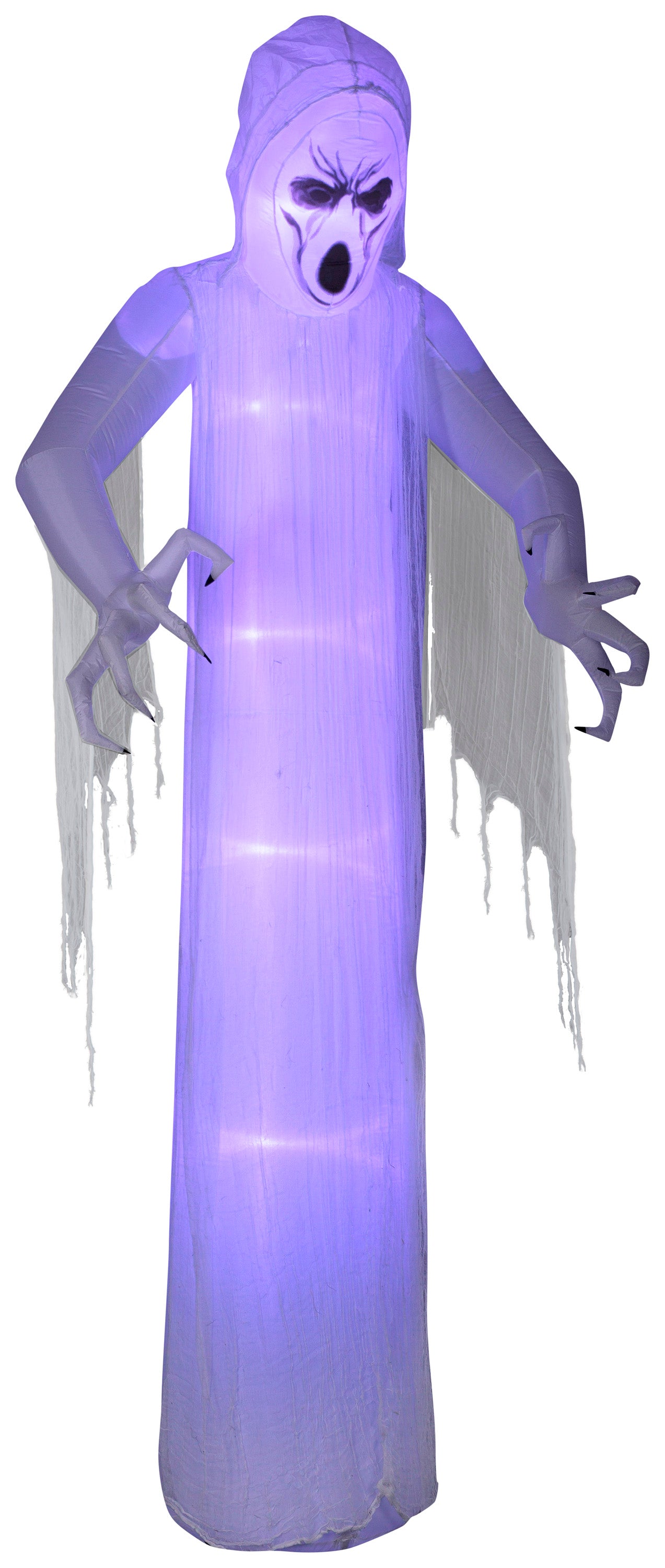 12' Lightshow Airblown ShortCircuit Frightening Ghost w/ Gauze Halloween Inflatable