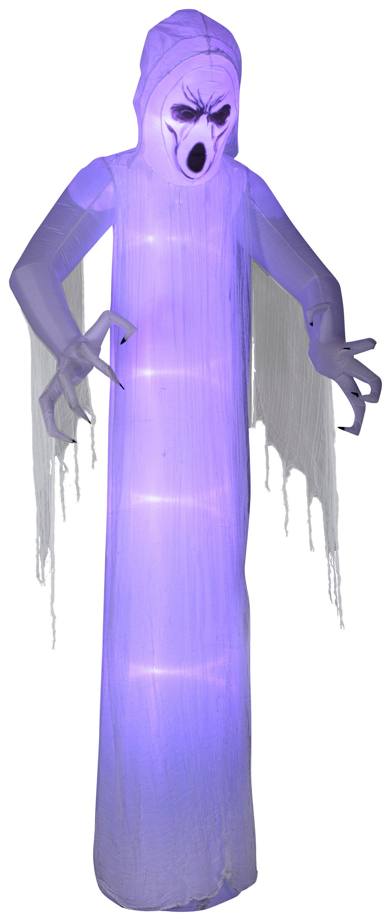 12' Lightshow ShortCircuit Frightening Ghost w/ Gauze Halloween Inflatable
