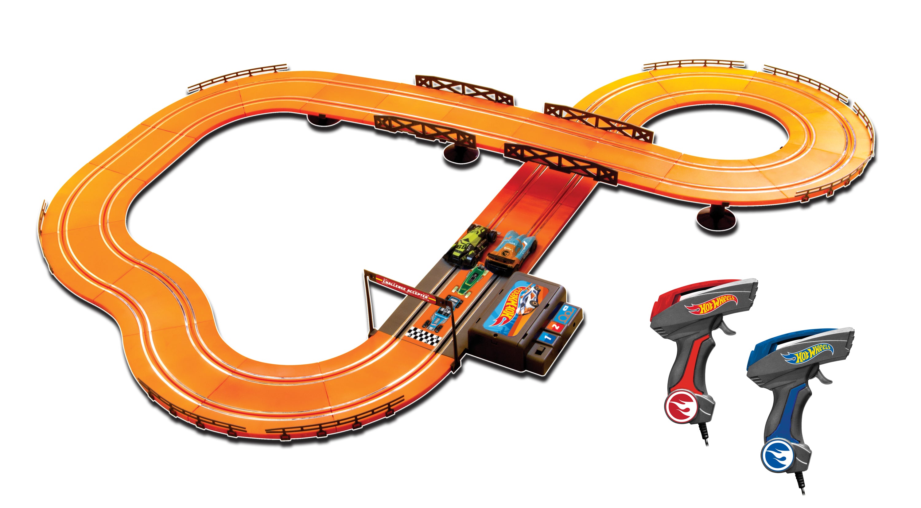 1:43 Hot Wheels Slot Track Set - 12.4 ft (battery operated)