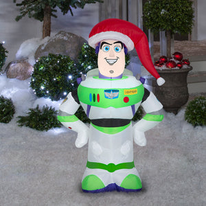3.5' Airblown Toy Story Buzz Lightyear Disney Christmas Inflatable