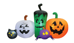 6' Inflatable Monster Pumpkin Patch Halloween Inflatable
