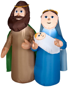 4' Airblown Holy Family Scene Christmas Inflatable