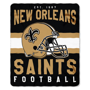 The Northwest Company New Orleans Saints Fleece Throw  , Gold