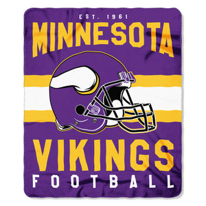The Northwest Company Minnesota Vikings Fleece Throw , Purple