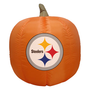 4' Pittsburgh Steelers Pumpkin Football Inflatable