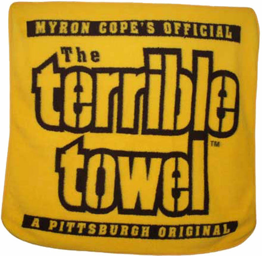 NFL Terrible Towel The Fleece Throw Blanket 50" x 60", Yellow