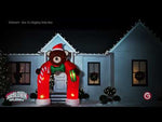 Load and play video in Gallery viewer, 10.5&#39; Archway Animated Airblown Wiggling Bear and Bow Tie Christmas Inflatable
