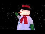 Load and play video in Gallery viewer, Airblown Large Snowman
